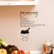 Adesivi murali per la cucina - Adesivo francese cioccolato del mouse - ambiance-sticker.com